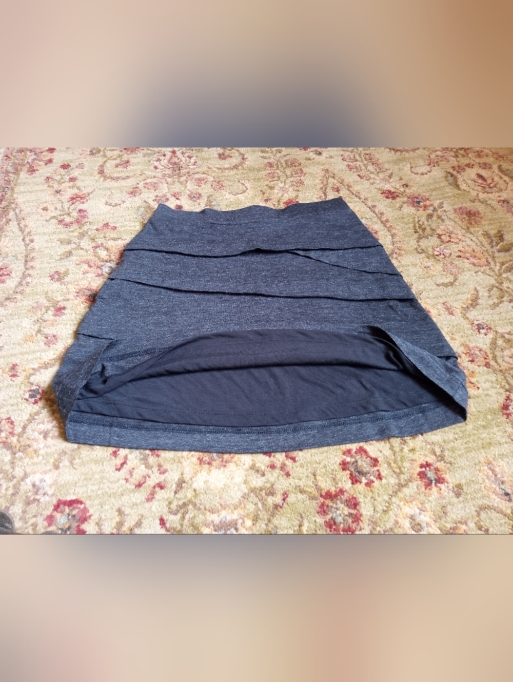 Prana Merino Wool Blend Tiered Mini Skirt XS